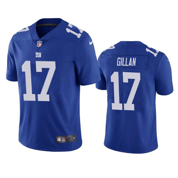 New York Giants #17 Jamie Gillan Blue Vapor Untouchable Limited Stitched Jersey - Zenithce