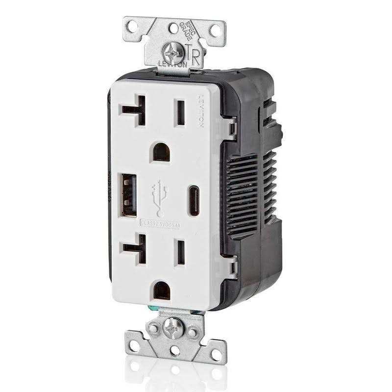 Leviton T5825 Decora Duplex Receptacle - Zenithce