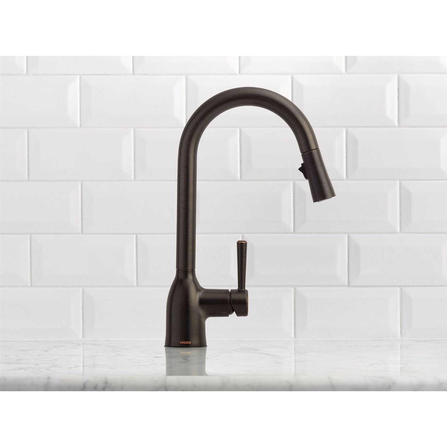 Moen Adler Handle Pull Down Kitchen Faucet - Zenithce