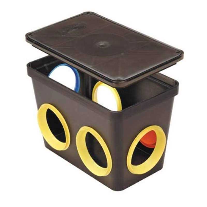 Tuf-Tite 4-Hole Distribution Box with Fittings - Zenithce