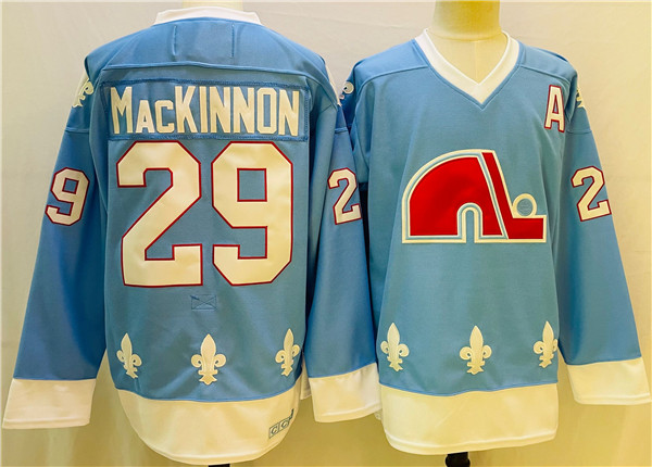 Colorado Avalanche #29 Nathan MacKinnon Blue Stitched Jersey - Zenithce