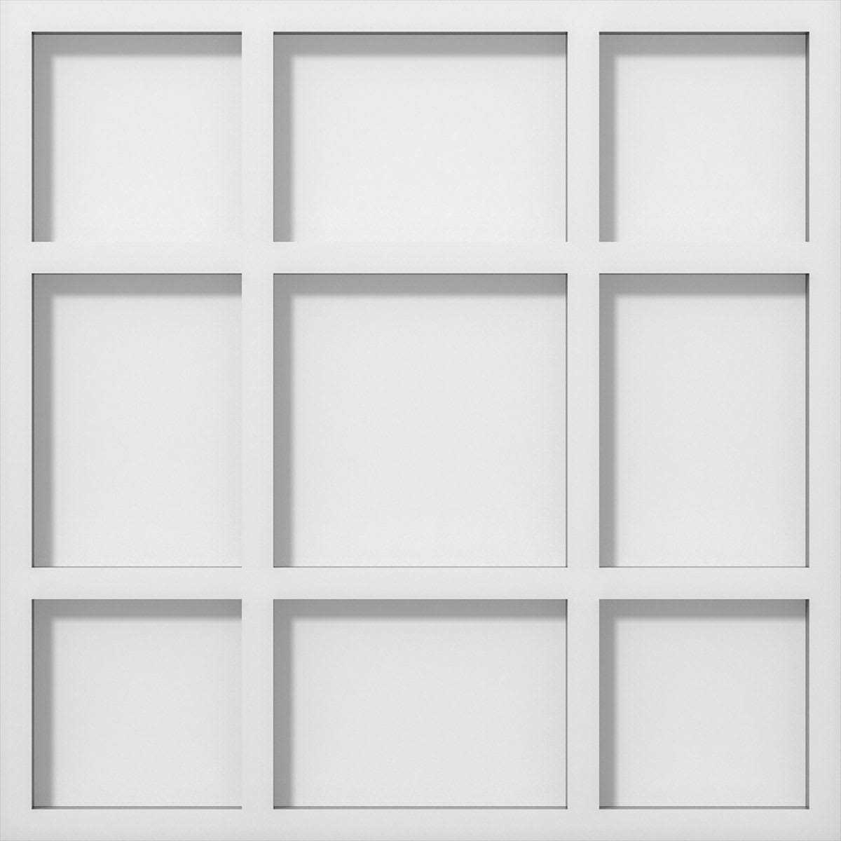 Ekena Millwork Rubik Architectural Grade PVC Contemporary Ceiling Medallion CMP - Zenithce