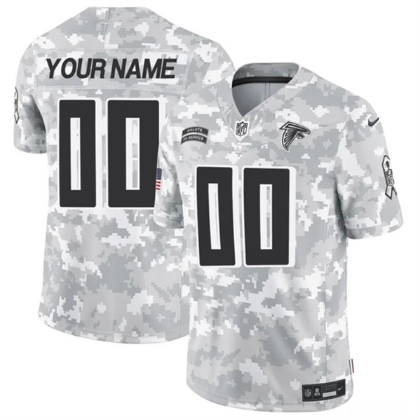 Atlanta Falcons Custom 2024 F.U.S.E Arctic Camo Salute To Service Limited Stitched Jersey - Zenithce