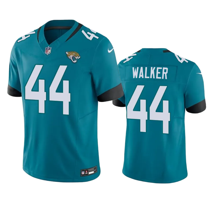 Jacksonville Jaguars #44 Travon Walker Teal 2023 F.U.S.E Vapor Untouchable Limited Stitched Jersey - Zenithce