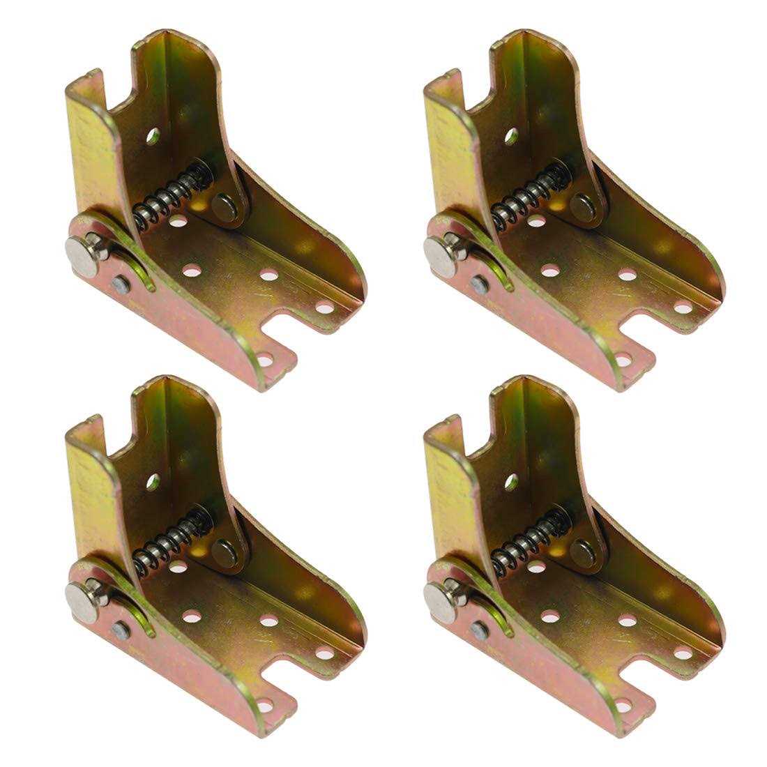 Luomorgo Folding Self Bracket Locking Hinge Heavy Duty Leg Fittings Angle Braces Extension Support Bracket for Table Folding Legs Folding - Zenithce