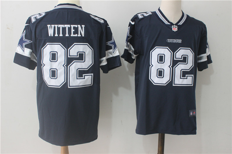 Dallas Cowboys #82 Jason Witten Navy Blue Team Color Stitched Vapor Untouchable Limited Nike Jersey - Zenithce