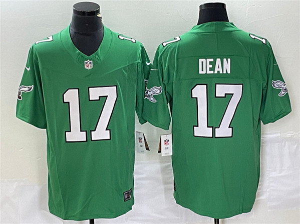Philadelphia Eagles #17 Nakobe Dean Green 2023 F.U.S.E. Vapor Untouchable Stitched Jersey - Zenithce