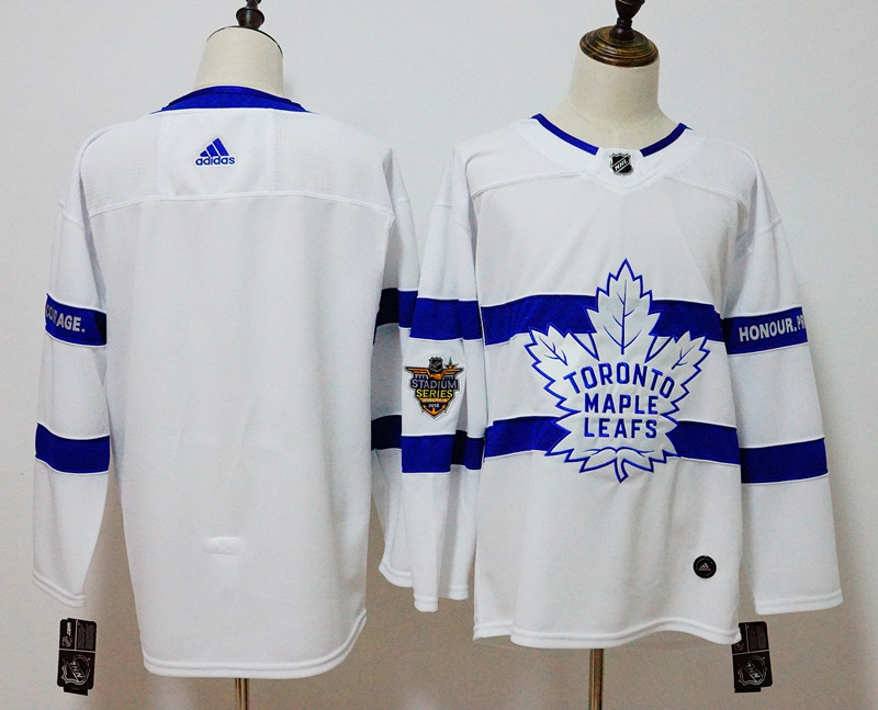 Toronto Maple Leafs White 2018 Stadium Series Stitched Adidas Jersey - Zenithce