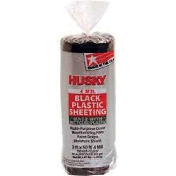 Poly America 10′ X 100′ 4 Mil Black Plastic Sheeting - Zenithce