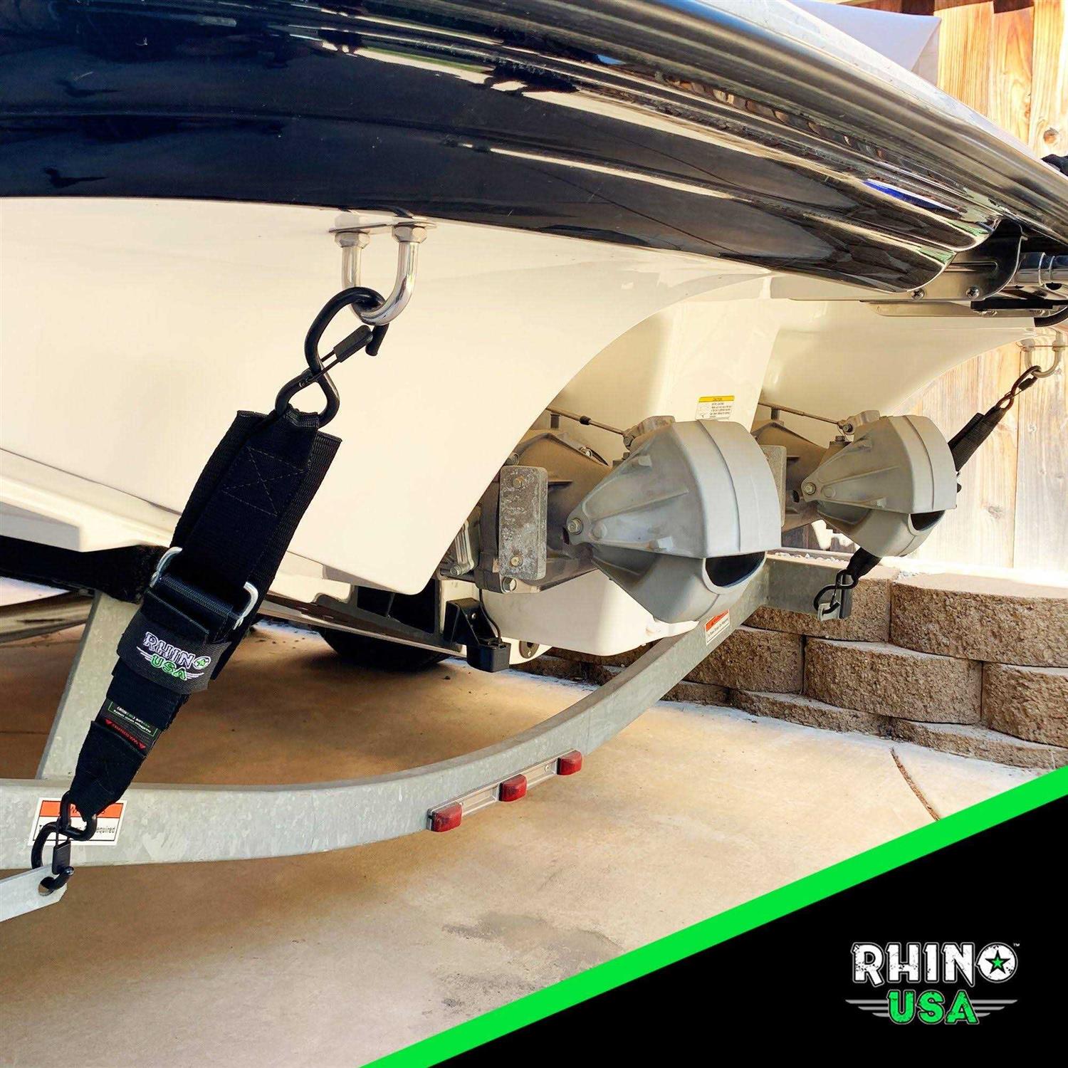 Rhino USA 10′ Retractable Ratchet Straps - Zenithce