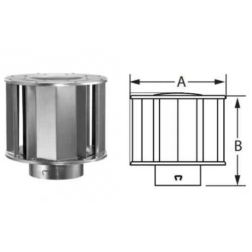 DuraVent B-Vent High Wind Cap - Zenithce