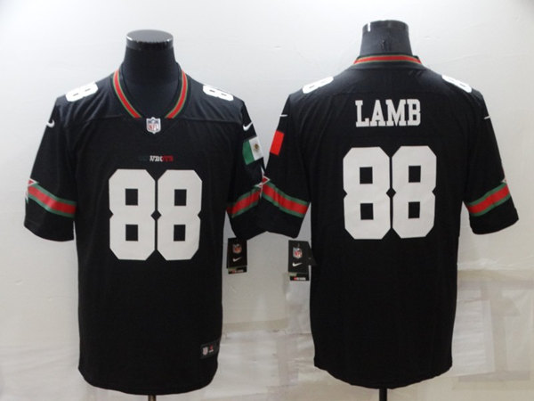Dallas Cowboys #88 CeeDee Lamb Black Mexico Stitched Jersey - Zenithce