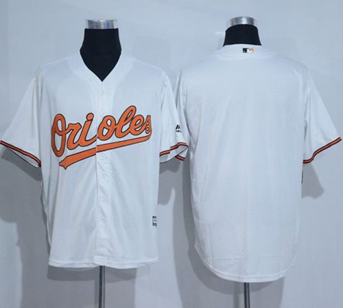 Orioles Blank White New Cool Base Stitched Jersey - Zenithce
