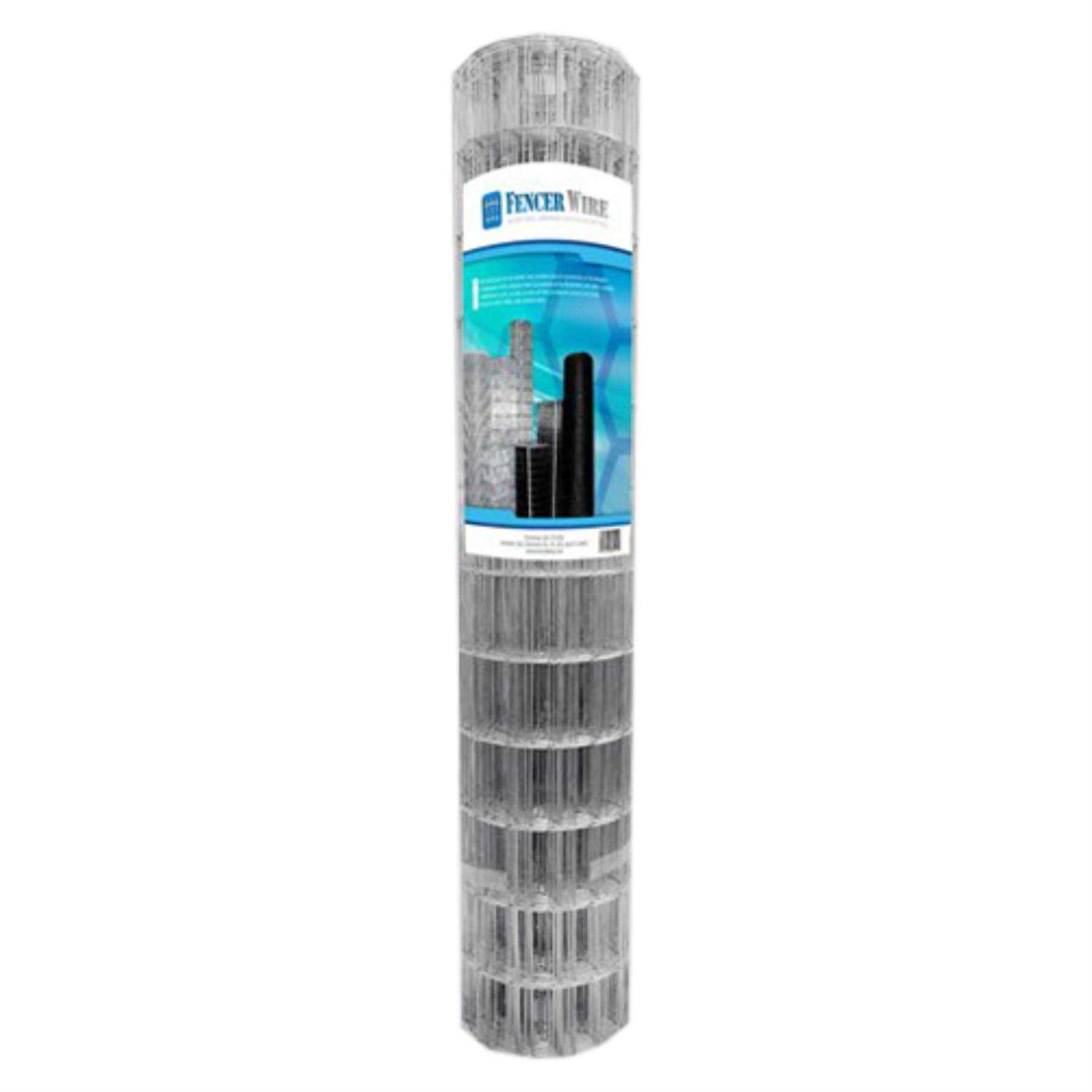 Fencer Wire 2 ft. x 50 ft. 16-Gauge Galvanized Rabbit Fence - Zenithce
