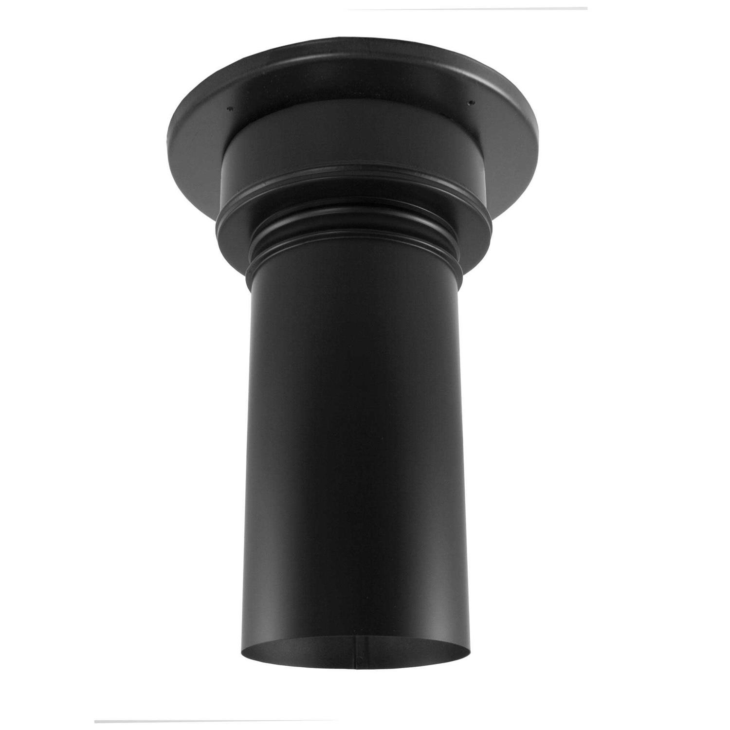 DuraVent 6DBK-T DuraBlack Tee with Clean-Out Cap - Zenithce