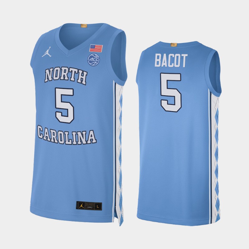 North Carolina Tarheels #5 Armando Bacot Blue jerseys - Zenithce