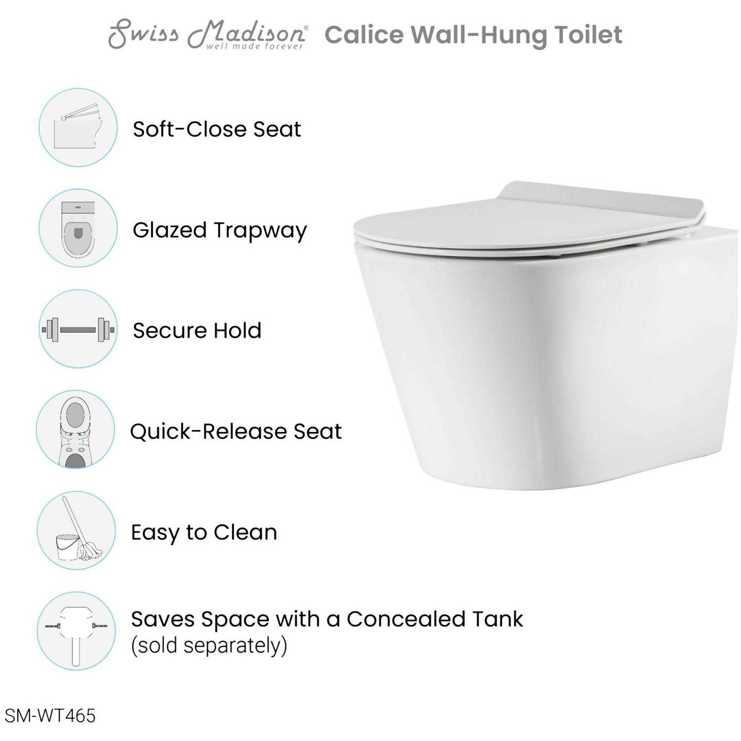 Swiss Madison Bathtub Voltaire 54 Soaking Alcove Acrylic SM-AB562 - Zenithce