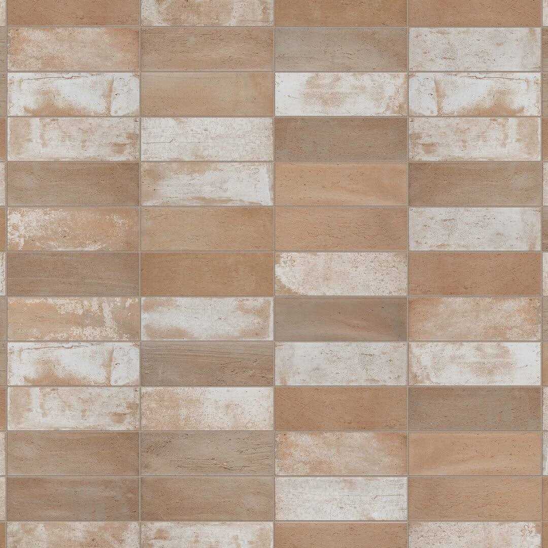 Merola Tile Mud 7-7/8 x 15-3/4 Ceramic Wall Tile - Zenithce