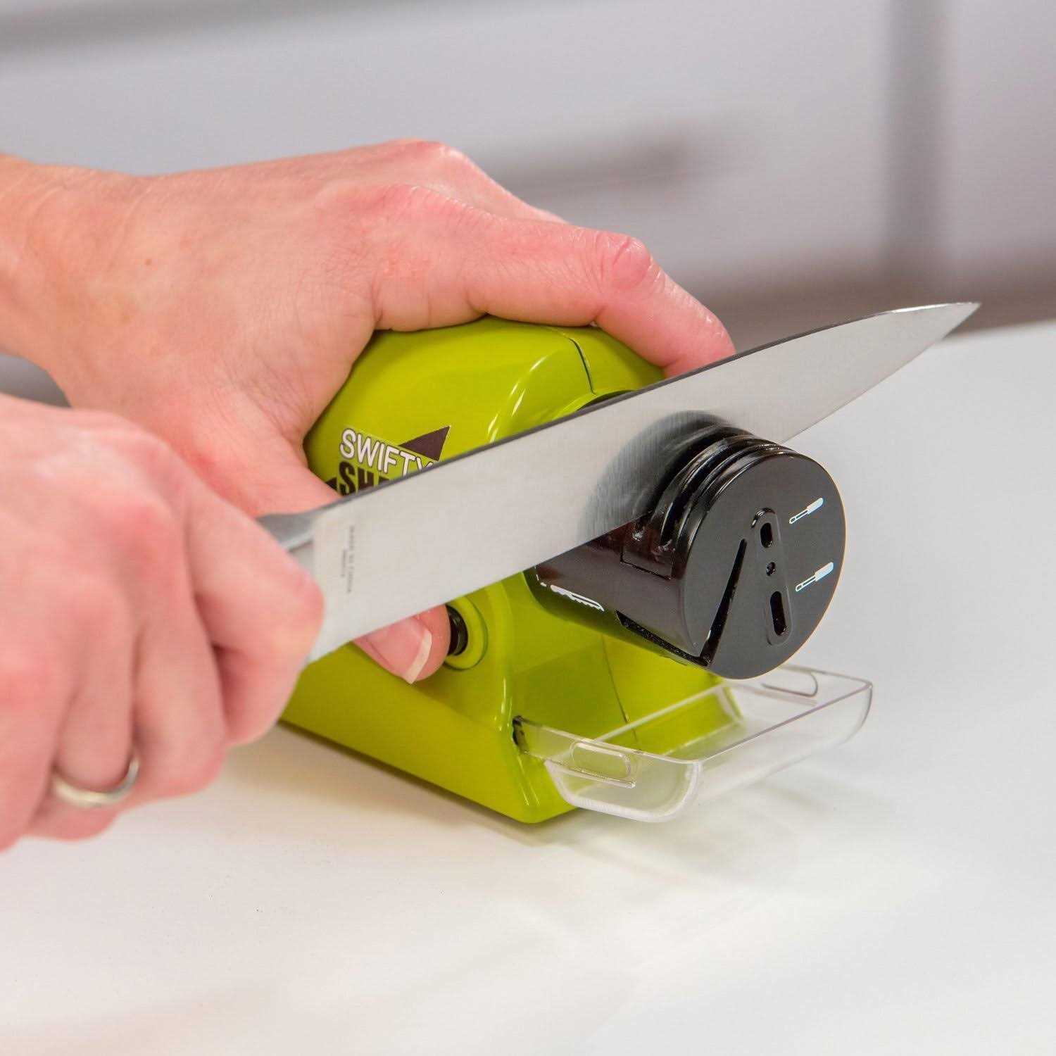 Swifty Sharp Cordless Motorized Knife Blade Sharpener - Zenithce