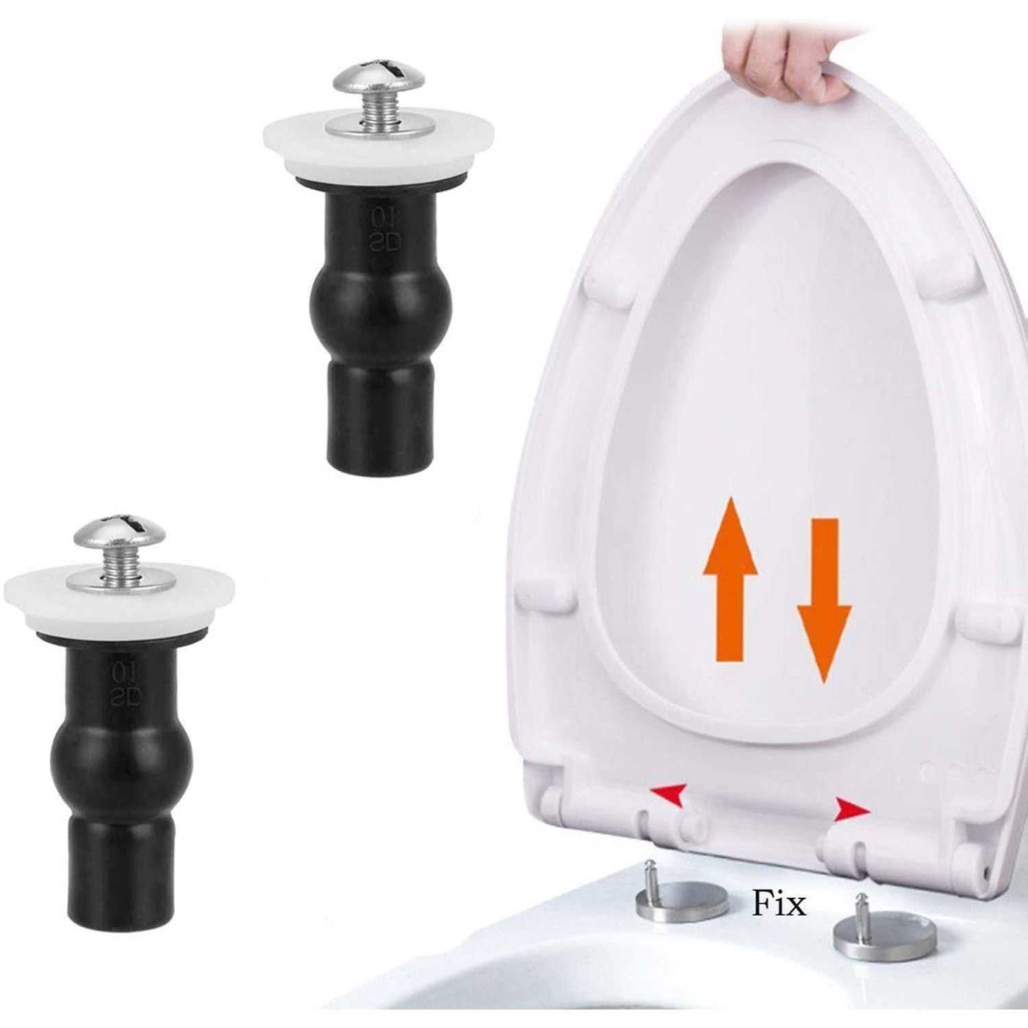 Toilet Seat Parts Including Screw and Nut For Top Mount Toilet Seat Hinges - Zenithce