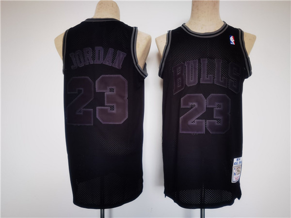Chicago Bulls #23 Michael Jordan Black Stitched Jersey - Zenithce
