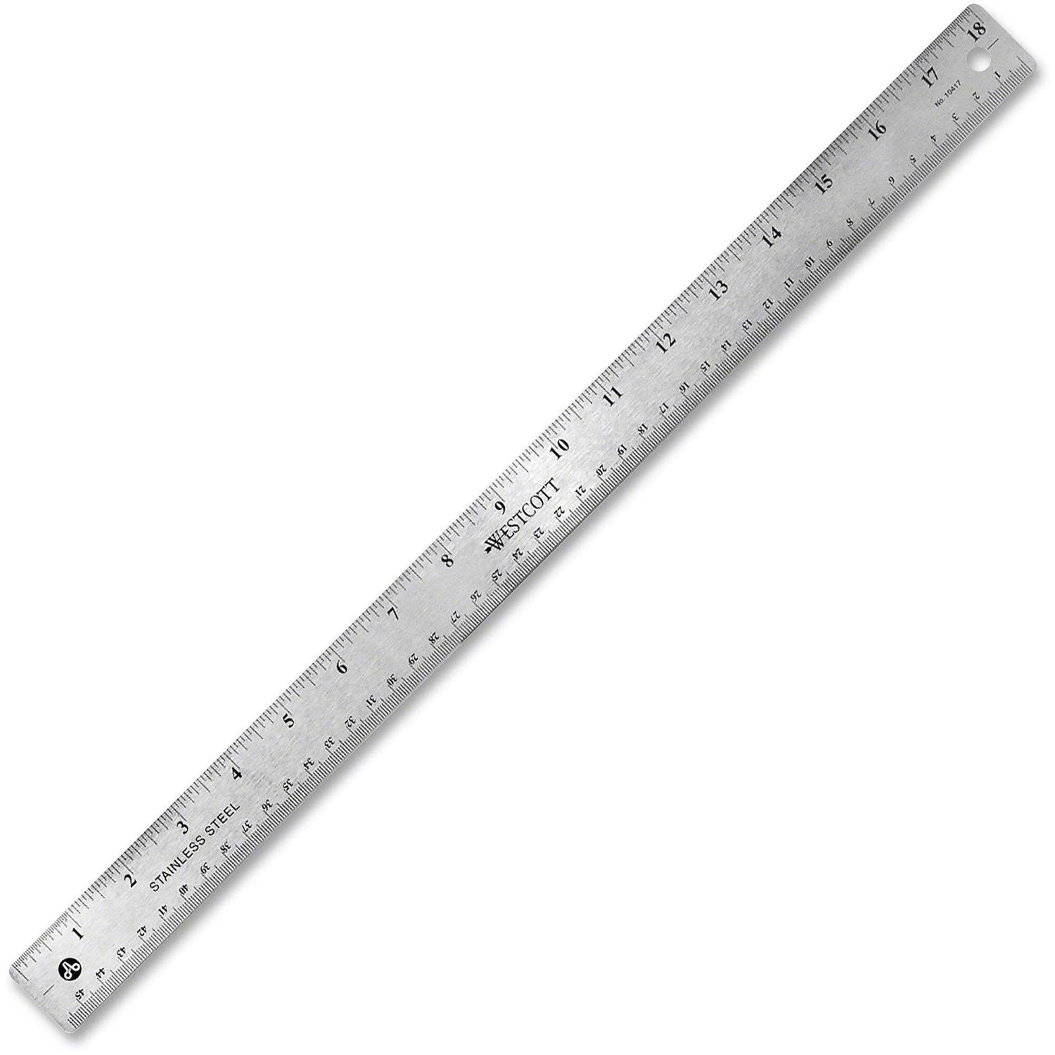 Westcott See Through Acrylic Ruler - Zenithce