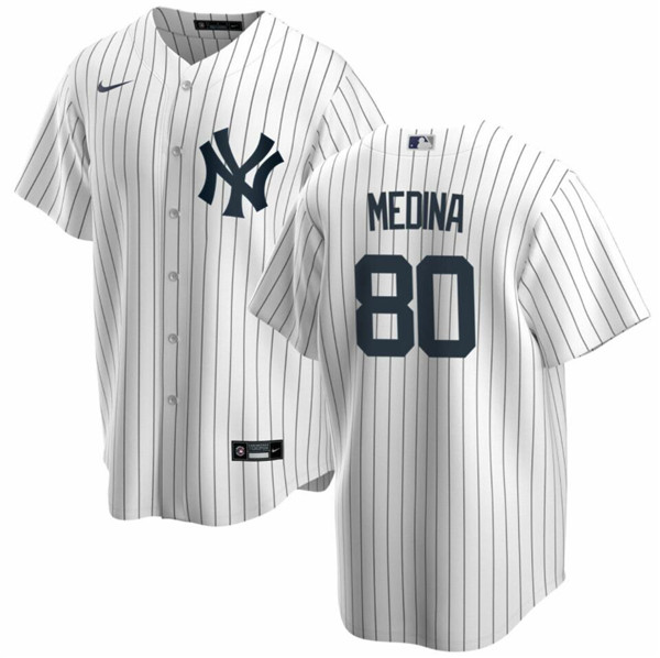 New York Yankees #80 Luis Medina Stitched Baseball Cool Base Jersey - Zenithce