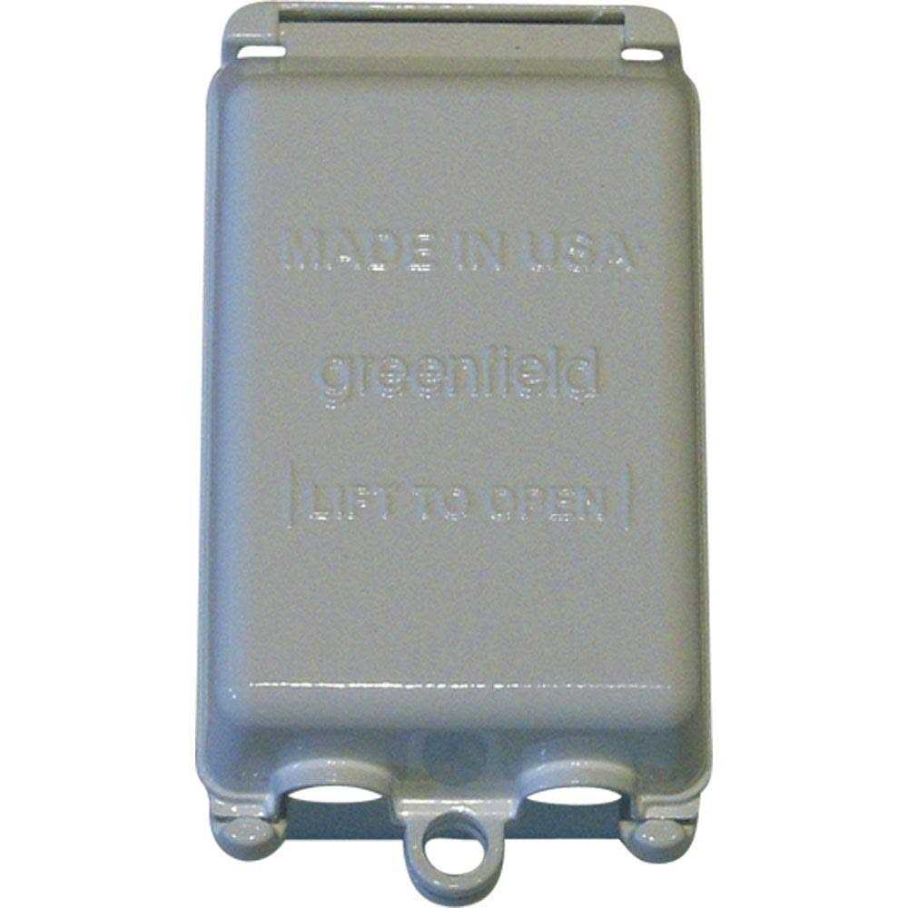 Greenfield Kt1p Vertical 1 Gang Toggle Switch Cover - Zenithce