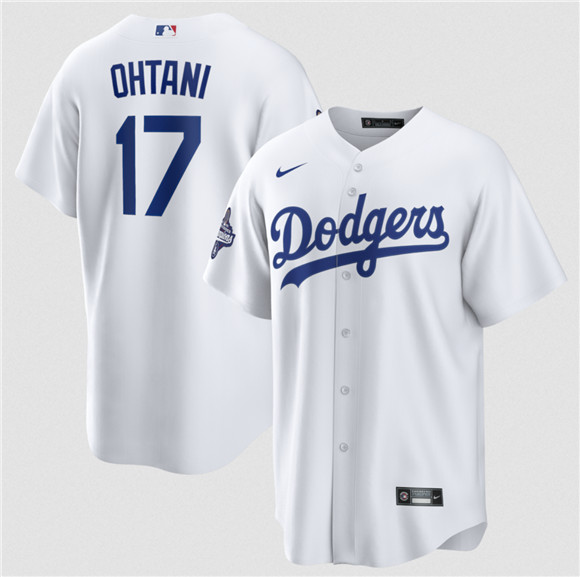 Los Angeles Dodgers #17 Shohei Ohtani White 2025 World Series Champions Stitched Jersey - Zenithce