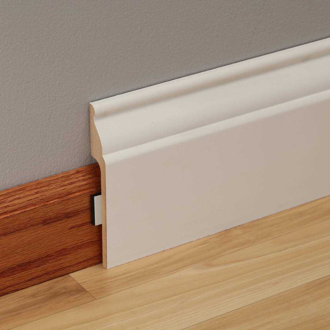 Ornamental CoverTrim 19/32 in. x 5-1/4 in. x 96 in. MDF Crown Moulding - Zenithce