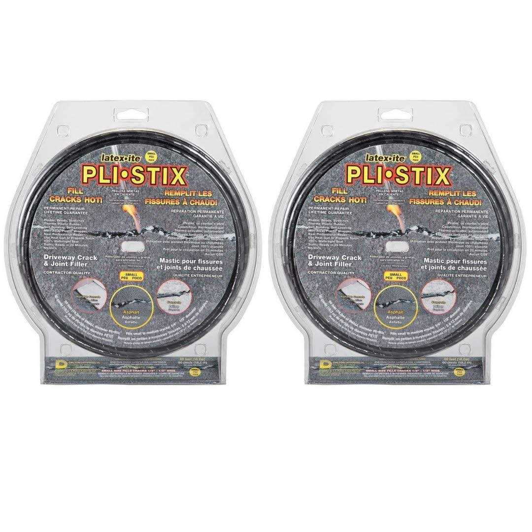 Latex-ite Pli-Stix 60 Ft. Small Black Permanent Blacktop Joint and Crack Filler 36099 - Zenithce