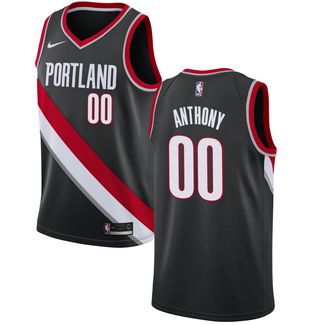 Portland Trail Blazers #00 Carmelo Anthony Black jerseys - Zenithce