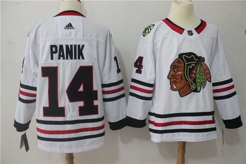 Chicago Blackhawks #14 Richard Panik White Stitched Adidas Jersey - Zenithce