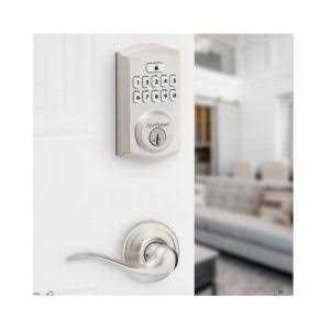 Kwikset Signature Series SmartCode Deadbolts Touchpad Single Cylinder Smartkey Electronic Deadbolt Lighted Keypad 99690 - Zenithce