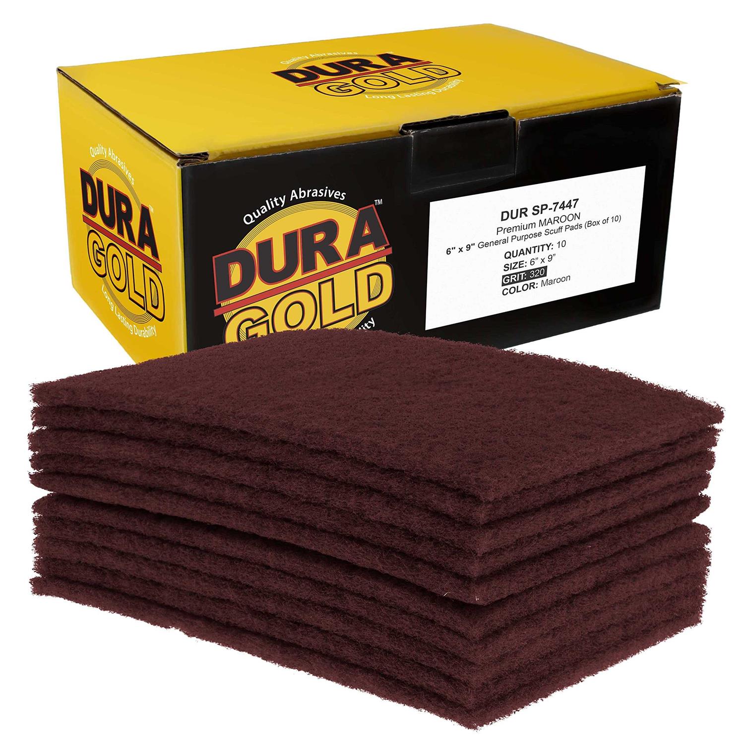 Dura-gold Grit 5-Hole Hook & Loop Sanding Sheets for Mouse Sanders - Zenithce