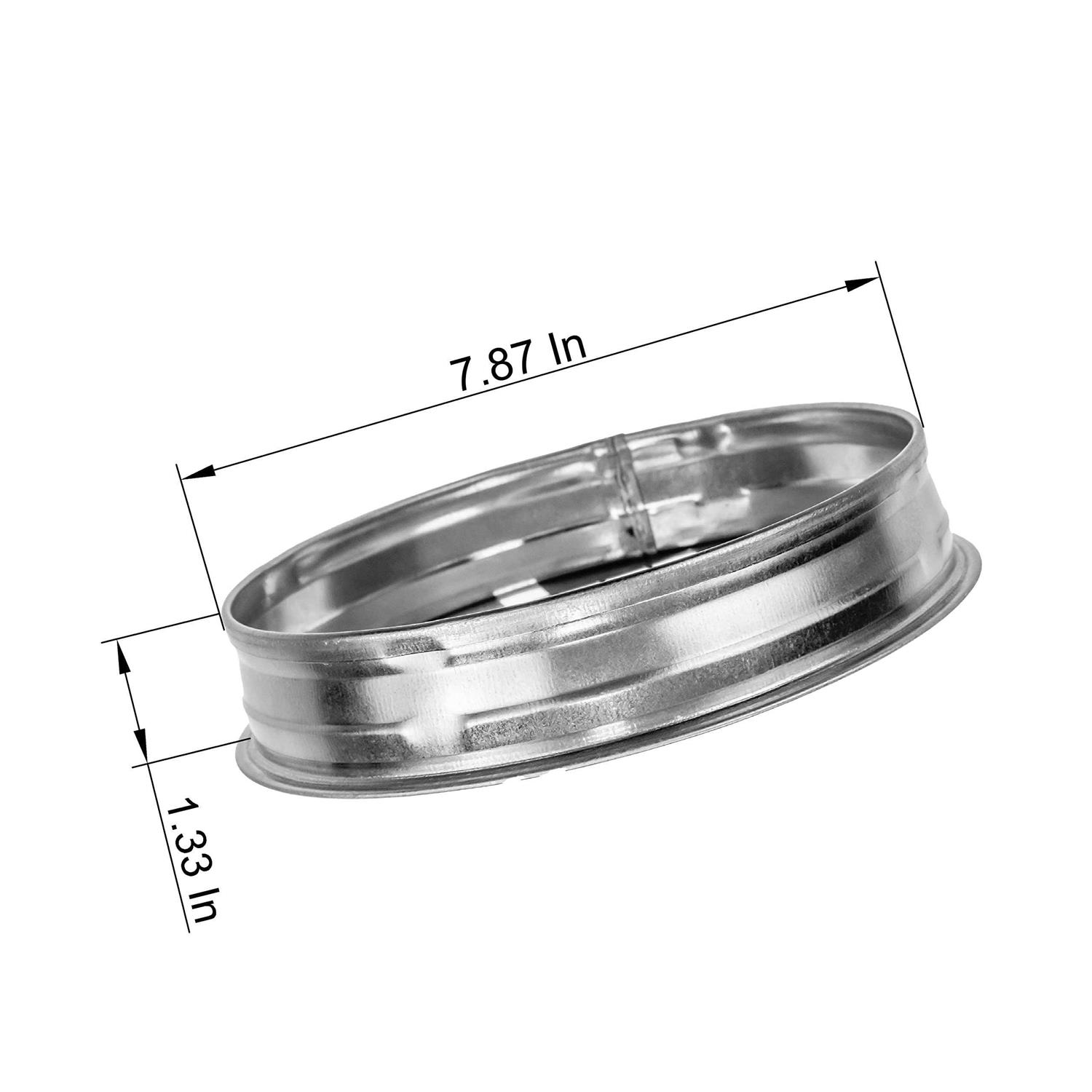 Vent Systems Metal Tee Cap with Mesh. Galvanized Steel End Cap. Dryer Vent Cover. Dryer Duct End Cap with Galvanized Steel Screen Steel - Zenithce