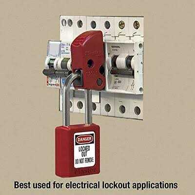 Master Lock Red Safety Padlock 410RED - Zenithce