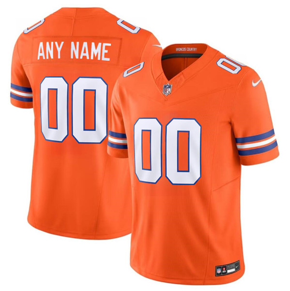 Denver Broncos Custom Orange Mile High Collection F.U.S.E. 1977 Throwback Vapor Limited Stitched Jersey - Zenithce