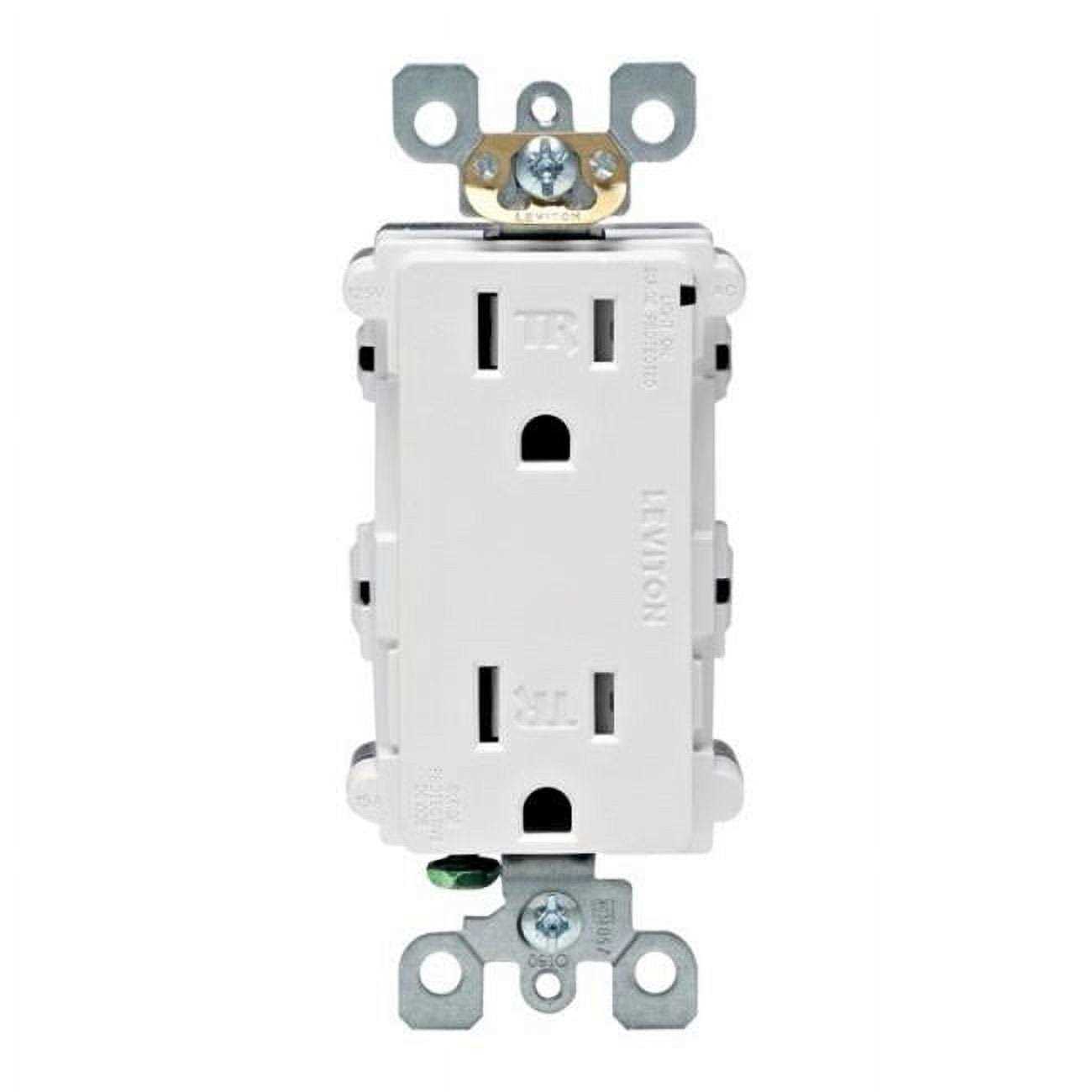 Leviton White 2-Gang 1-Toggle/1-Single Wall Plate 88007 - Zenithce