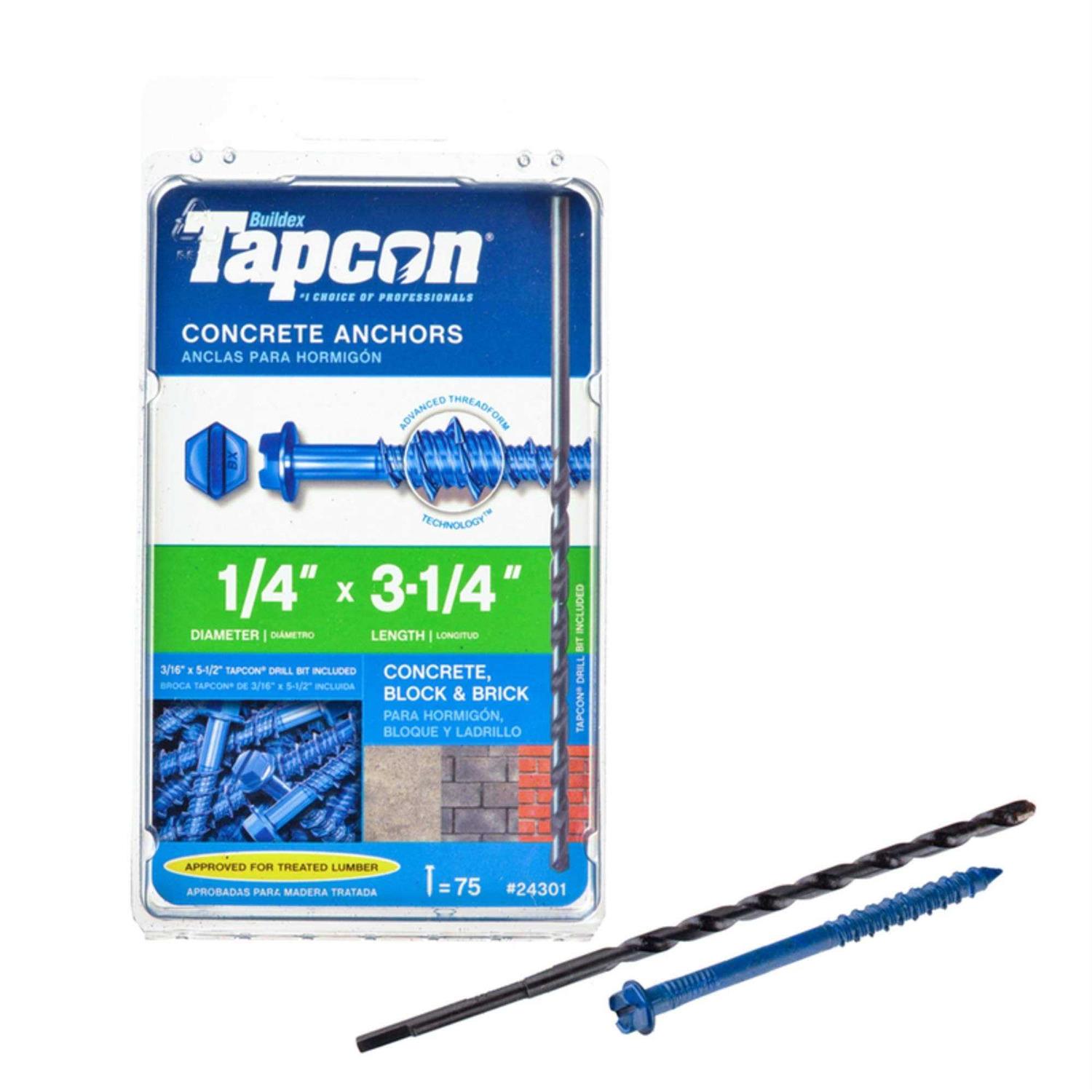 Tapcon Concrete Anchors - Zenithce