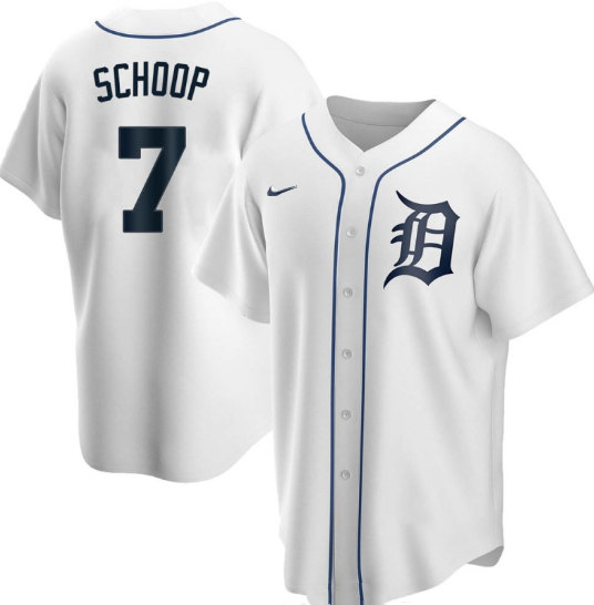 Detroit Tigers #7 Jonathan Schoop White Cool Base Stitched Jersey - Zenithce
