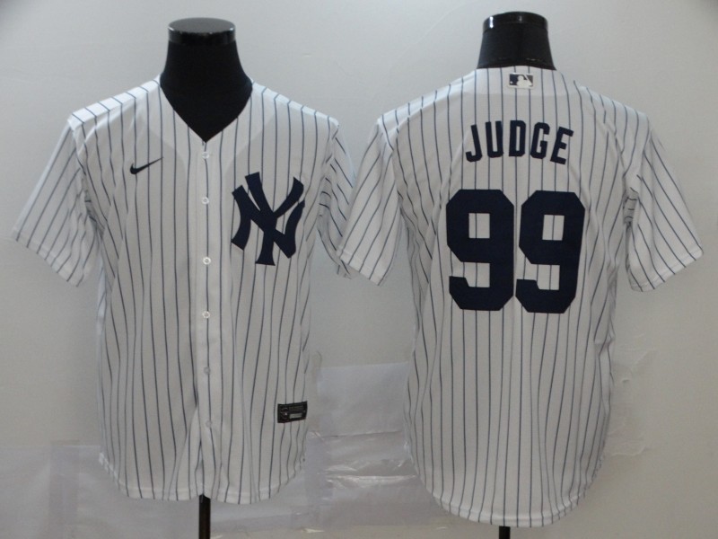 New York Yankees #99 Aaron Judge White Cool Base Stitched Jersey - Zenithce
