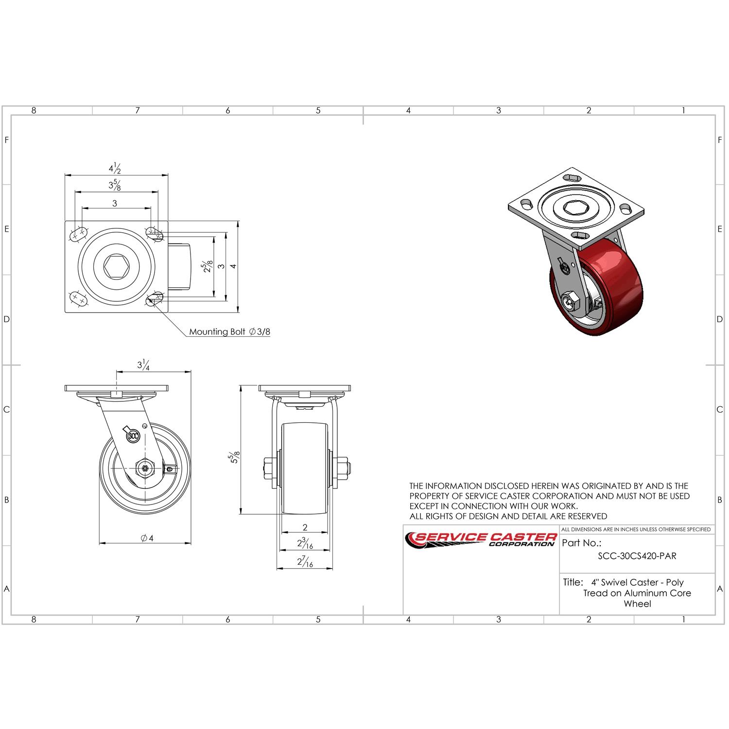 Service Caster Caster - Zenithce
