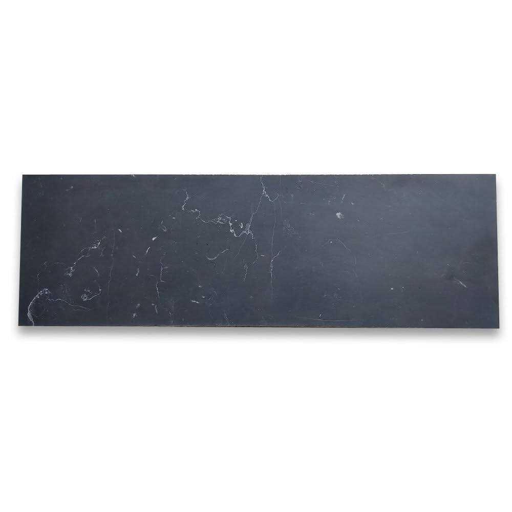 Nero Marquina Black Marble Tile Honed - Zenithce