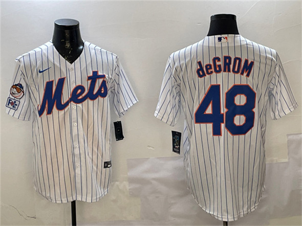 New York Mets #48 Jacob DeGrom White 2025 Spring Training Cool Base Stitched Jersey - Zenithce