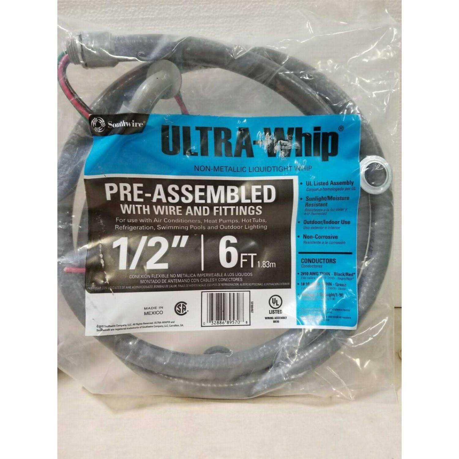 Southwire Cable 500 ft. 8/2 Stranded Type UF-B WG Underground Feeder 20858701 - Zenithce