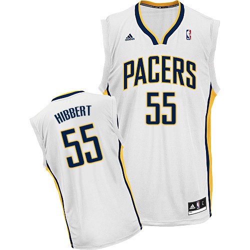 Indiana Pacers #55 Roy Hibbert White Swingman Jersey - Zenithce