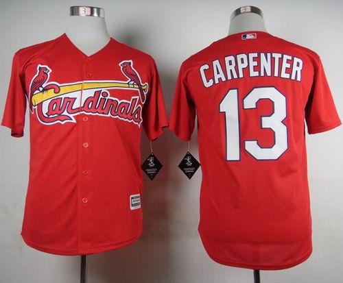 Cardinals #13 Matt Carpenter Red Cool Base Stitched Jersey - Zenithce