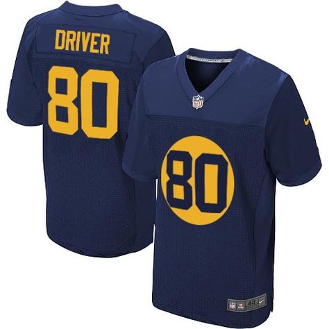 Green Bay Packers Donald Driver Navy Stitched Jersey - Zenithce