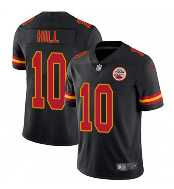 Kansas City Chiefs #10 Tyreek Hill Black Limited Stitched Jersey - Zenithce